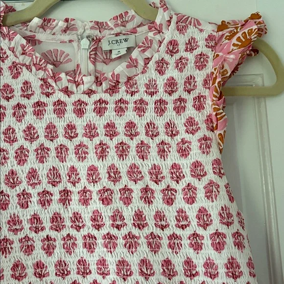 J. Crew Pink and Red Sleeveless Dress - Picture 3 of 3